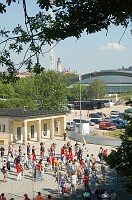  Walking back towards Leipzig.