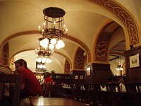  It was nice to get out of the heat and have a good meal in a famous restaurant.